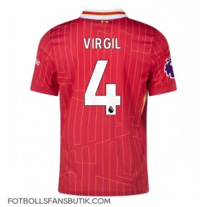 Liverpool Virgil van Dijk #4 Replika Hemmatröja 2024-25 Kortärmad